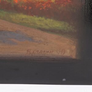 Pair of soviet lacquer boxes form Fedoskino — image 4