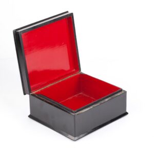 Pair of soviet lacquer boxes form Fedoskino — image 5