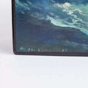 Pair of soviet lacquer boxes form Fedoskino — image 7