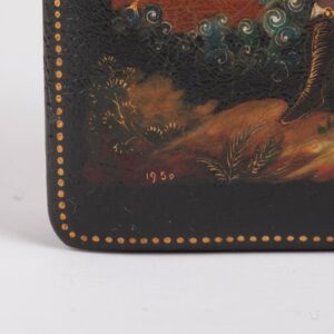 Soviet pair of fairytale lacquer boxes — image 7