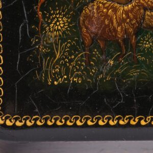 Pair of Soviet lacquer boxes from Palekh — image 4