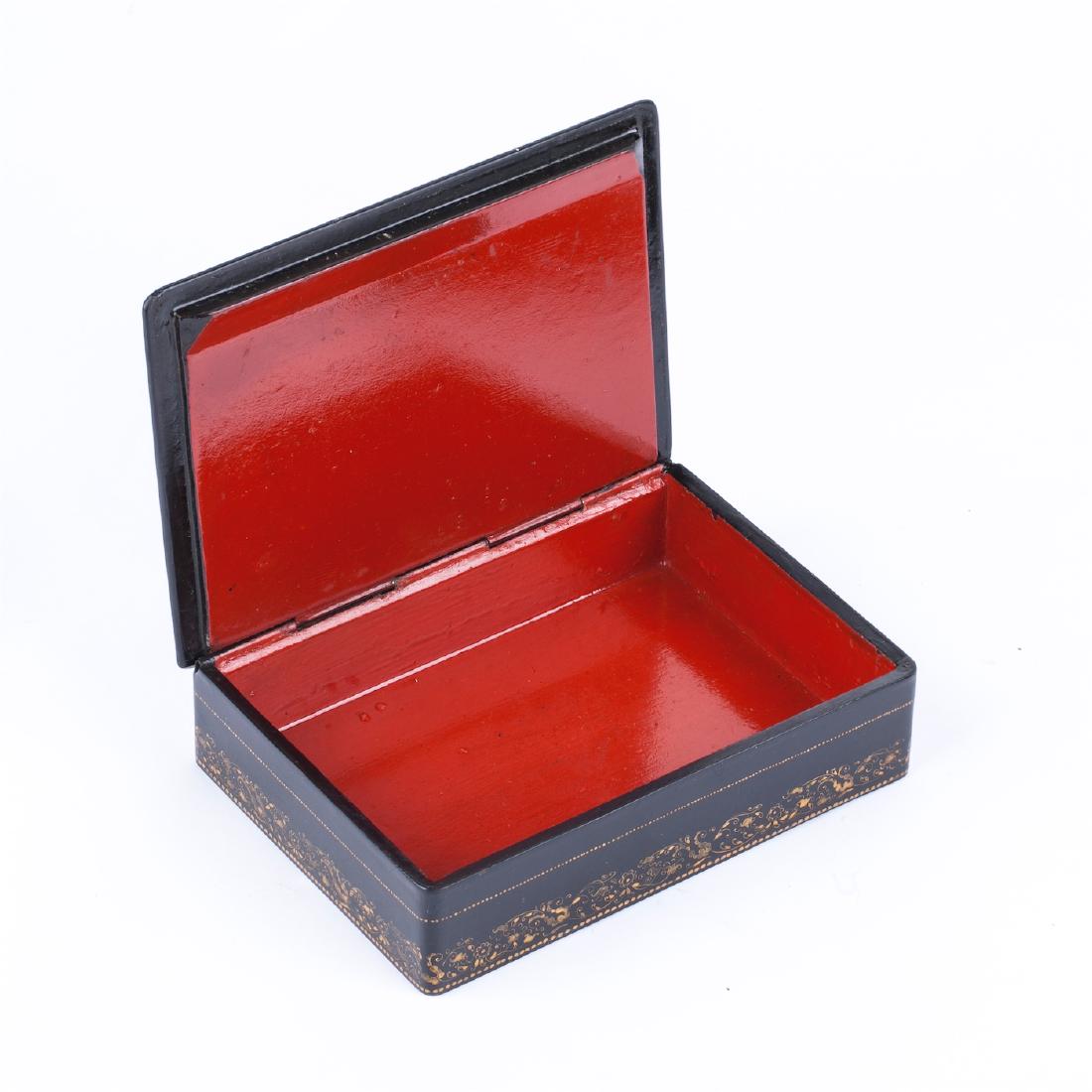 Pair of Soviet lacquer boxes from Palekh — image 5