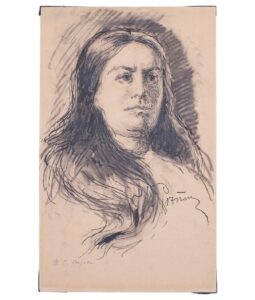 I. Repin "Portrait of Valentina Serova" — image 1
