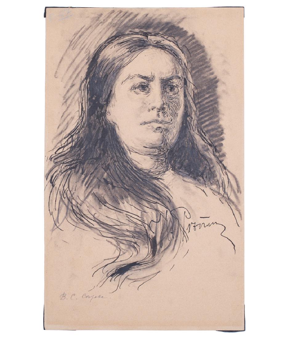 I. Repin "Portrait of Valentina Serova" — image 1