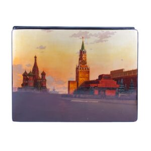 Lot of two Lacuqer boxes with Moscow Kremlin — image 2