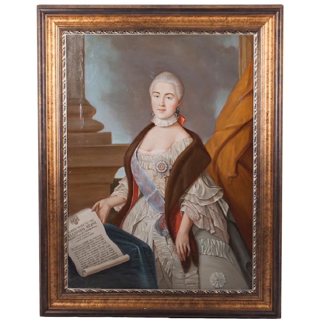 I. P. Argunov "Portrait of Catherine the Great" — image 1