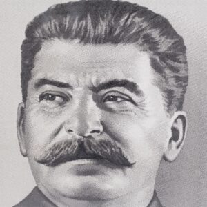 Chinese silk portrait of J.Stalin. 1950s — image 2