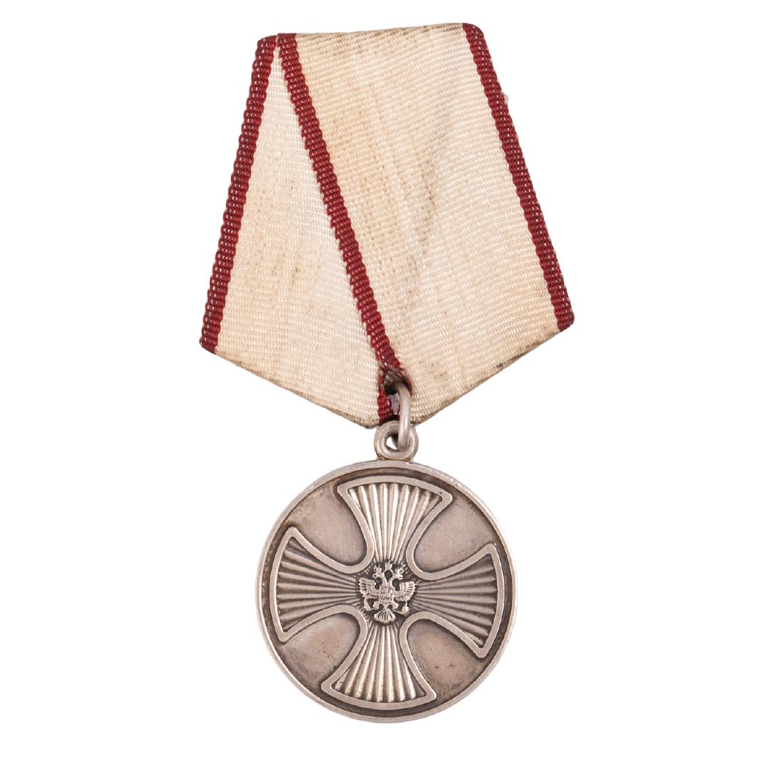 Medal "For Life Saving" with documents — image 2