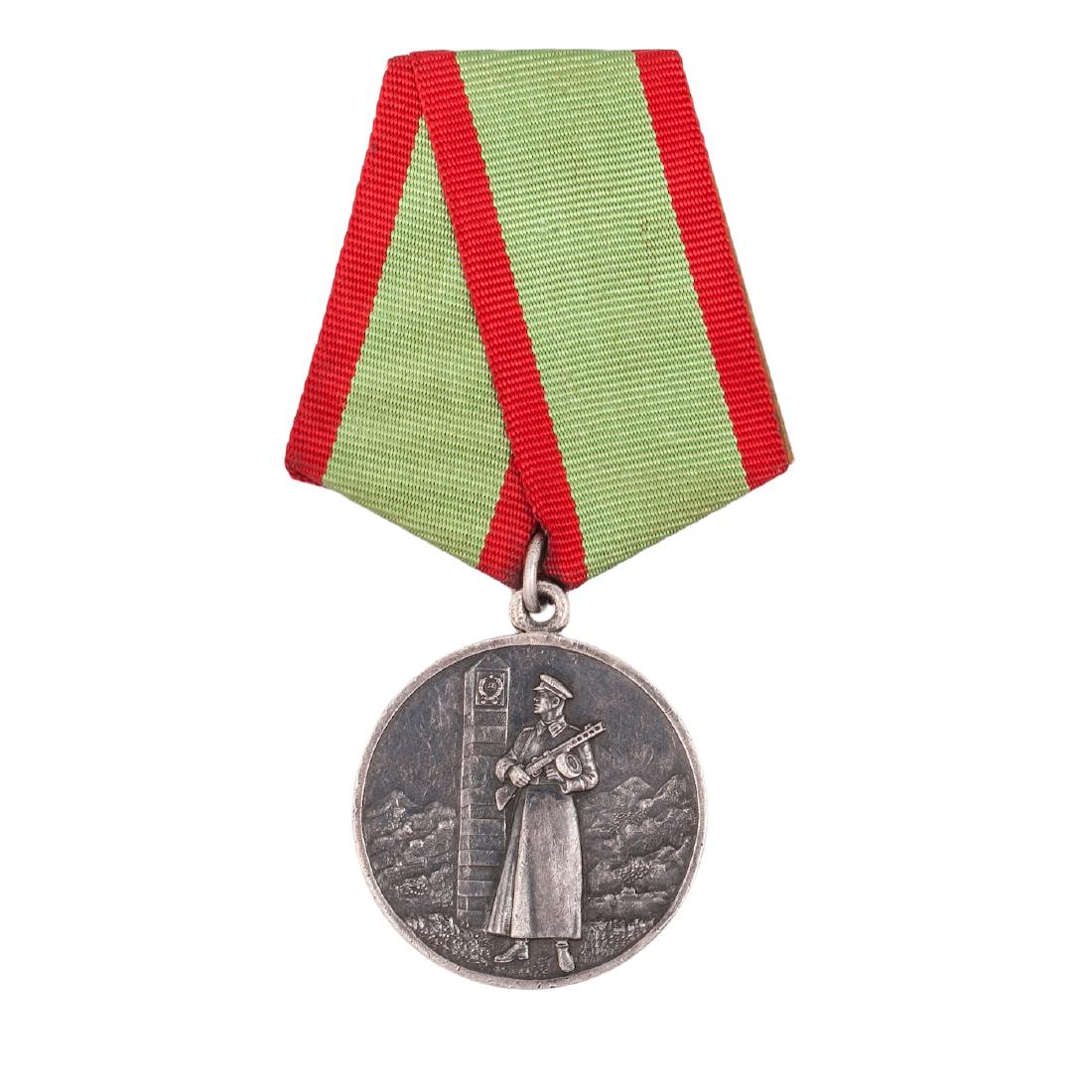 Silver soviet medal — image 1