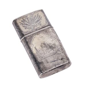 Russian silver-gilt and neillo tabacco case — image 1