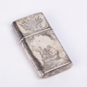 Russian silver-gilt and neillo tabacco case — image 2