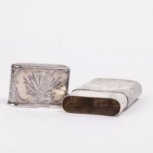 Russian silver-gilt and neillo tabacco case — image 3