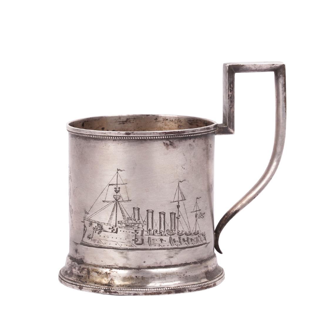 Russian presentational tea glass holder — image 1
