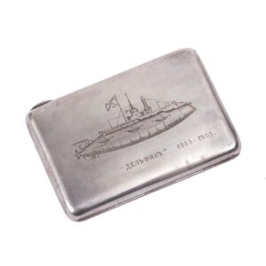 Russian silver cigarette case — image 1