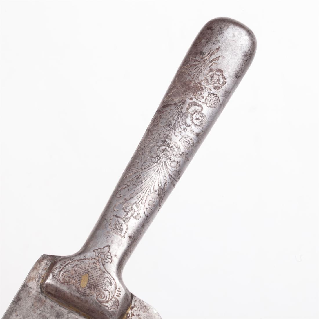 Russian steel kinfe with peasant life scenes — image 4