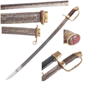 M-1881/1909 Russian dragoon officer's shashka — image 1