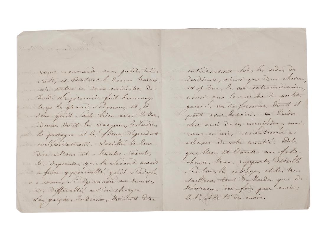 A letter from Count Alexander von Benckendorff — image 2