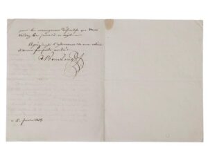 A letter from Count Alexander von Benckendorff — image 2