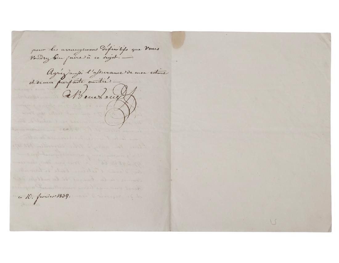 A letter from Count Alexander von Benckendorff — image 2