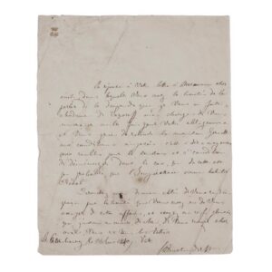 A letter from Count Alexander von Benckendorff — image 1