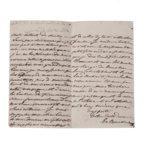 A pair of letters from Elisabeth von Benckendorf — image 3