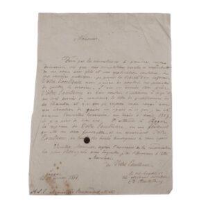 A letter from Gustav Ernst von Stackelberg — image 1