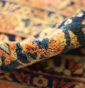 Authentic antique persian wool rug hand knotted — image 4