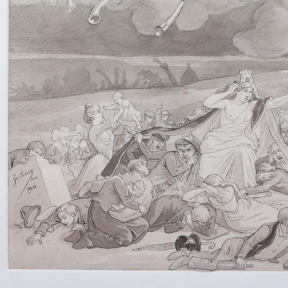 French watercolour "Fortune of France" — image 3