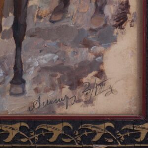 Russian school "Ossetian horseman" — image 3