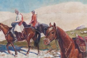 Attributed to Franz Roubaud reproduction of "Circassian — image 3