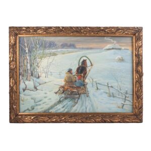 K.S.Vysotskiy "Return from the Winter Hunting" — image 1
