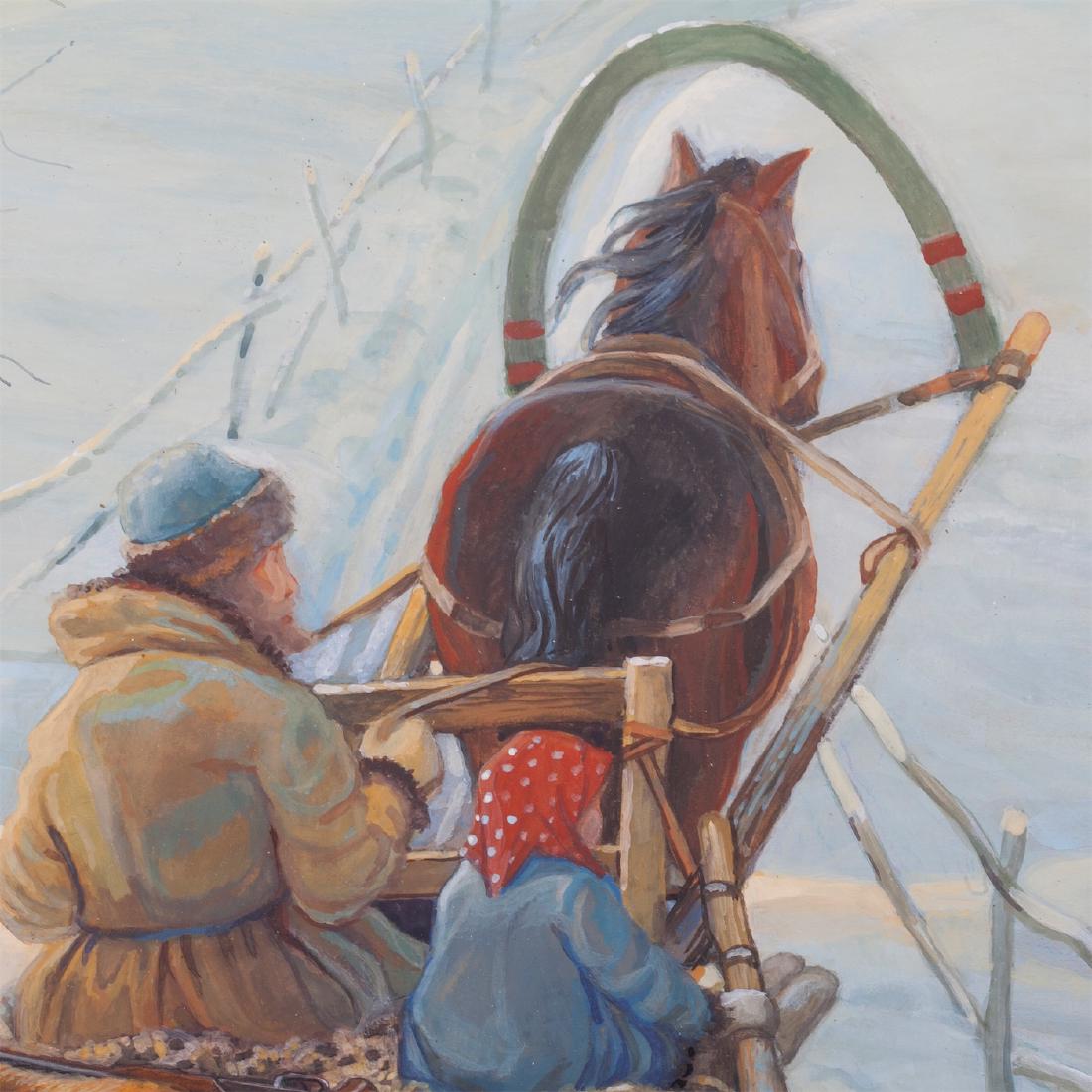 K.S.Vysotskiy "Return from the Winter Hunting" — image 2