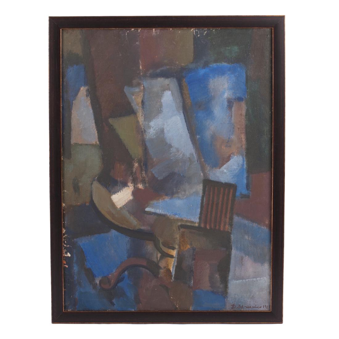 D.E.Zagoskin "Cubo-futuristic Composition" — image 1