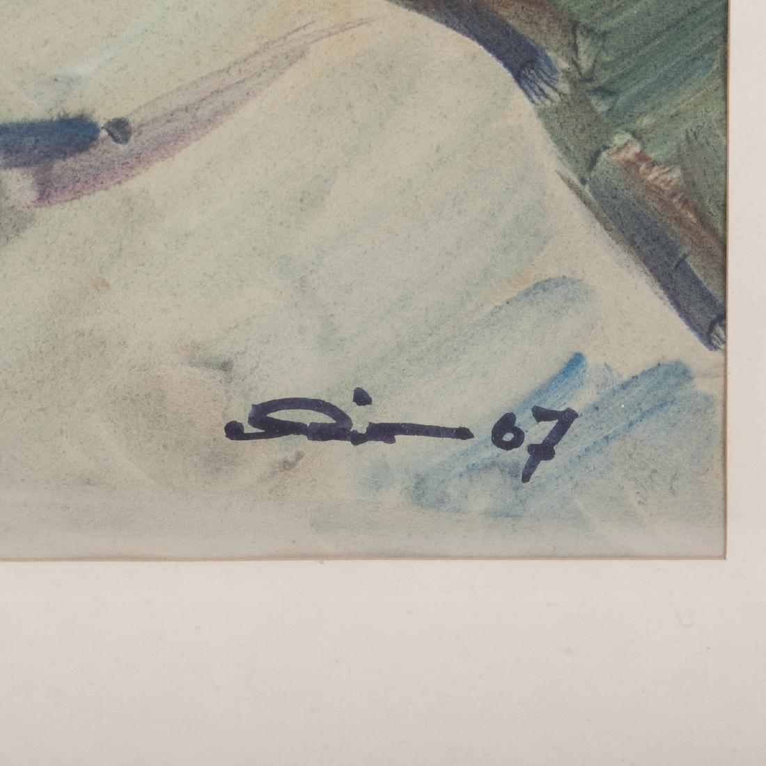 Alexander Pilar, painting watercolor/aquarelle — image 2