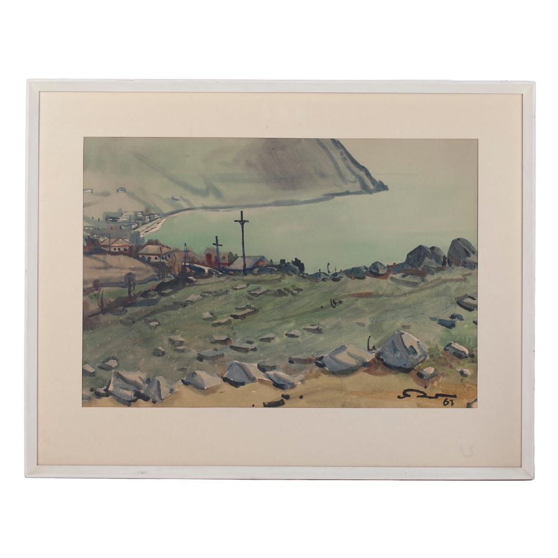 Alexander Pilar, painting watercolor/aquarelle — image 1