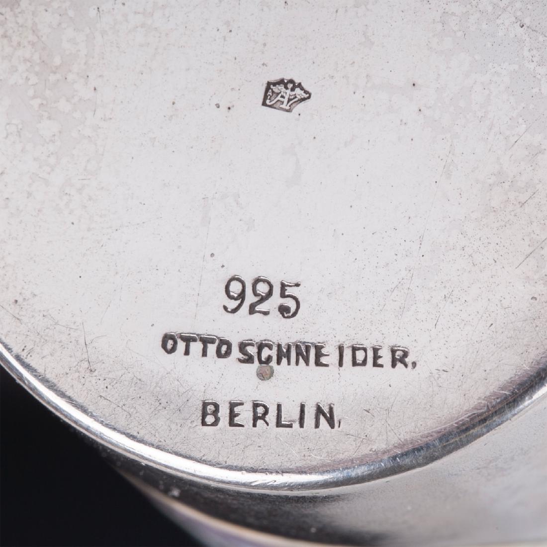 Unusual silver and en plein enamel beaker — image 4