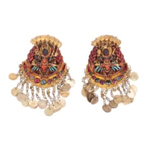 A pair of antique Nepalese ornaments — image 1